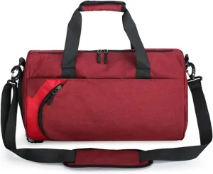 Unisex Fitness Bag Sports Travel Bag With Shoe Compartment Wet And Dry Separation Design Ideal For Fitness And Short Trips