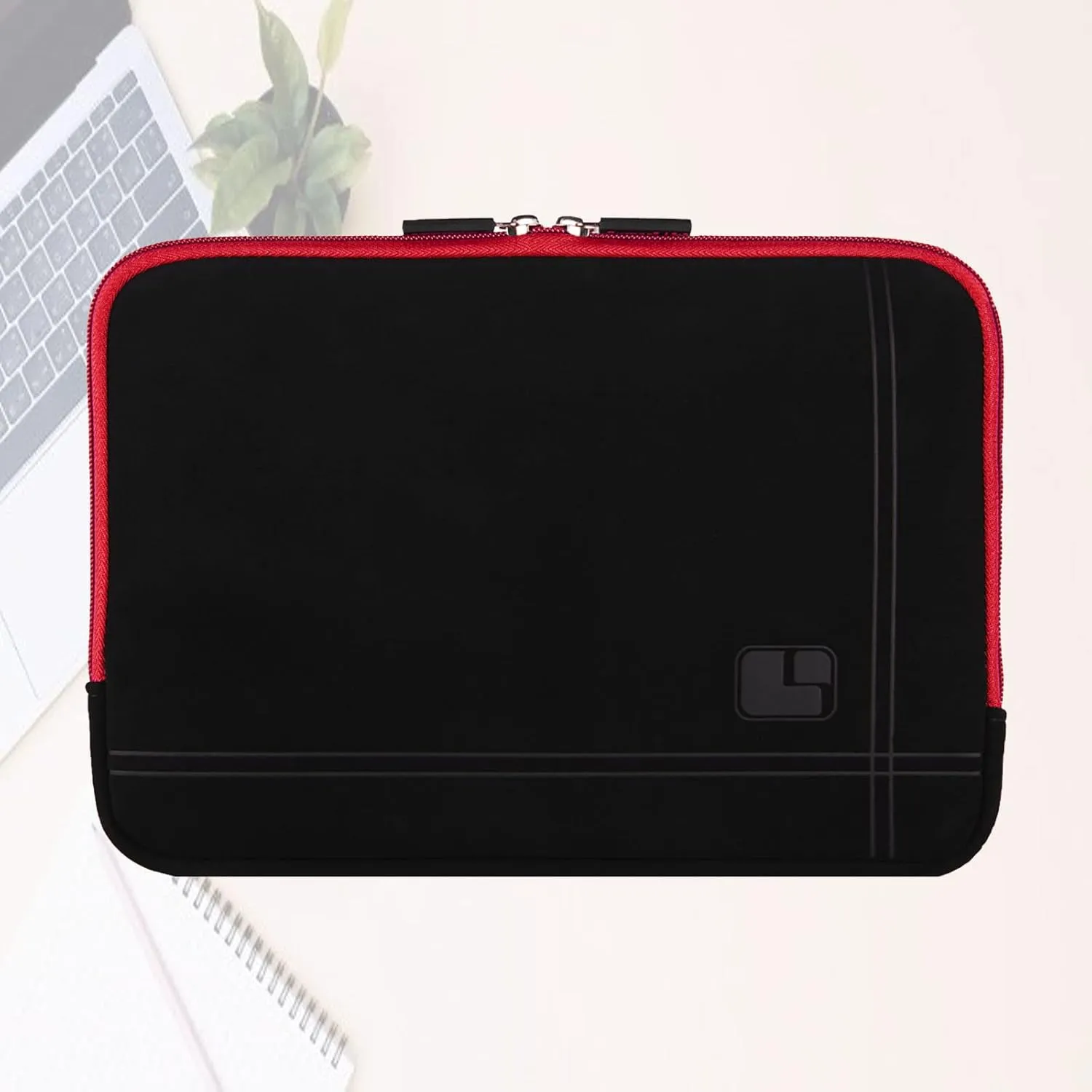 Universal Bubble Padded Soft 15 inch Laptop Sleeve Pouch Bag Compatible with XPS 15 9500, MacBook Pro A1990, MSI Prestige 15