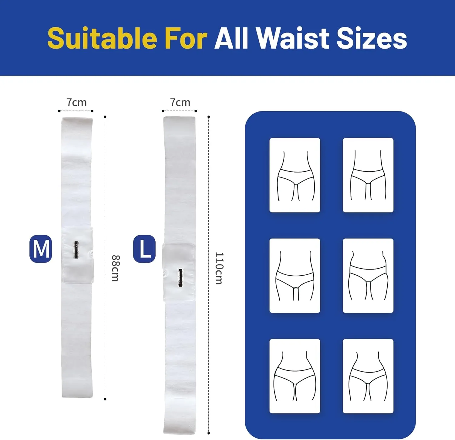 Urine Test Complete Kit - Concealed Urine Storage Belt with Catheter, Portable Urine Test Bags with Temperature Strip for Used for Hospitals, Emergency and Travel (Medium)