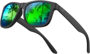 VELAZZIO Mens Sunglasses Polarized With UV400 Protection, Fits for Women Fashion Driving, Fishing, Sports, Beach, Golfing