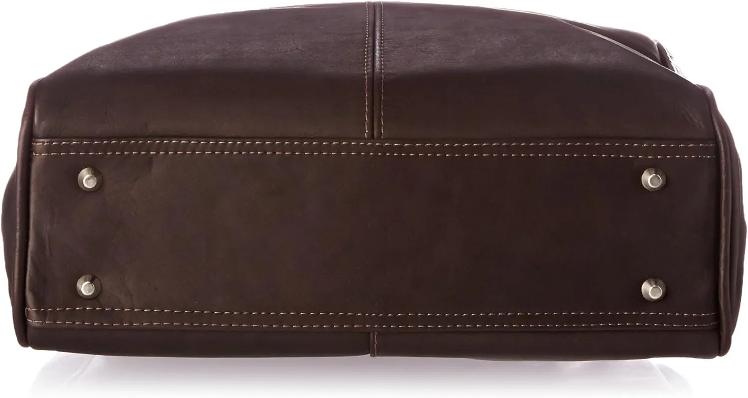 Vertical Laptop Tote, Chocolate, One Size