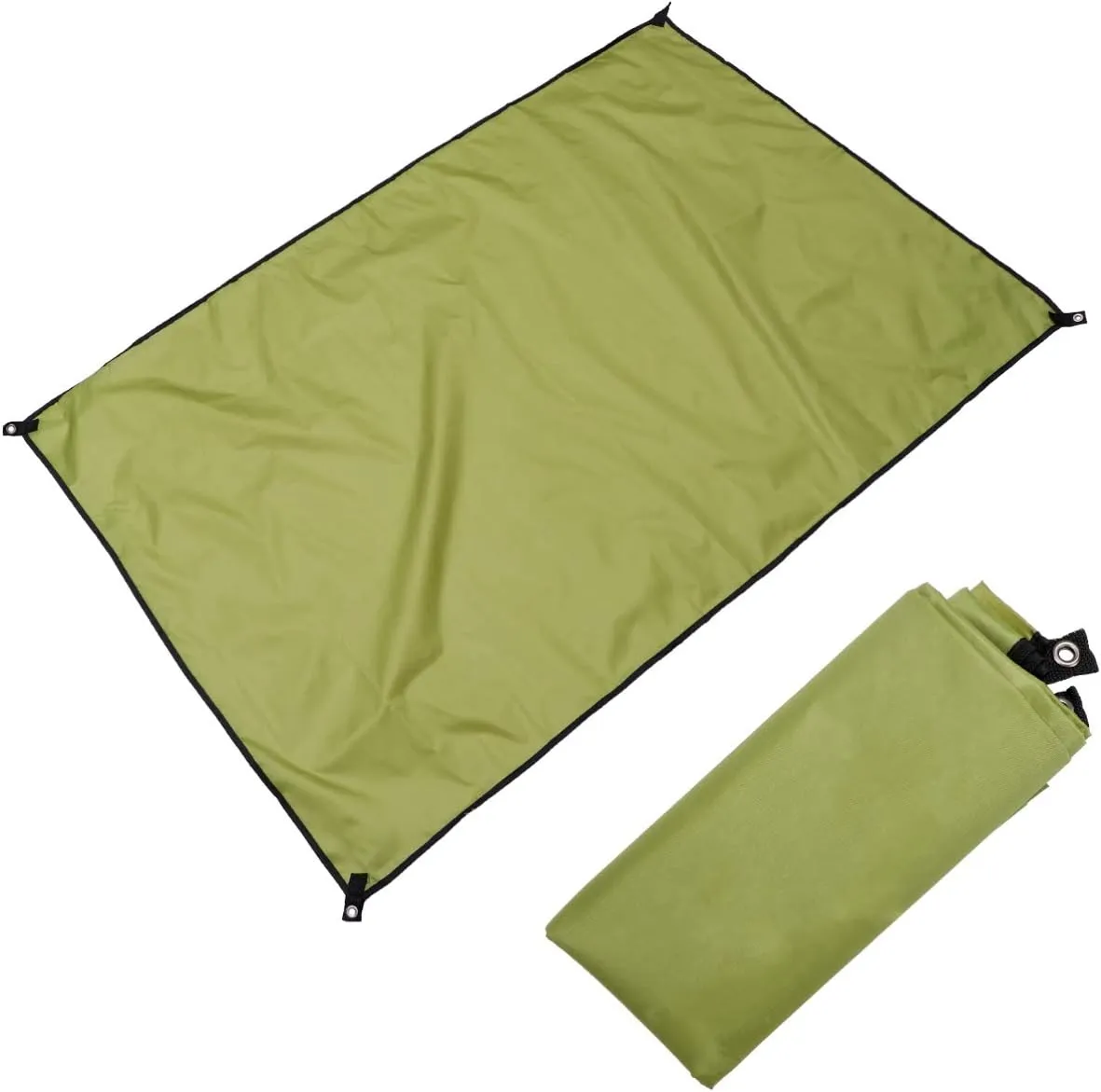VICASKY 1Pc Sand Free Beach Mat Oxford Cloth Blanket Camping Beach Lawns Hiking Outdoor Moisture- Proof Pad Water- Proof Rug (Green, 210x150cm)