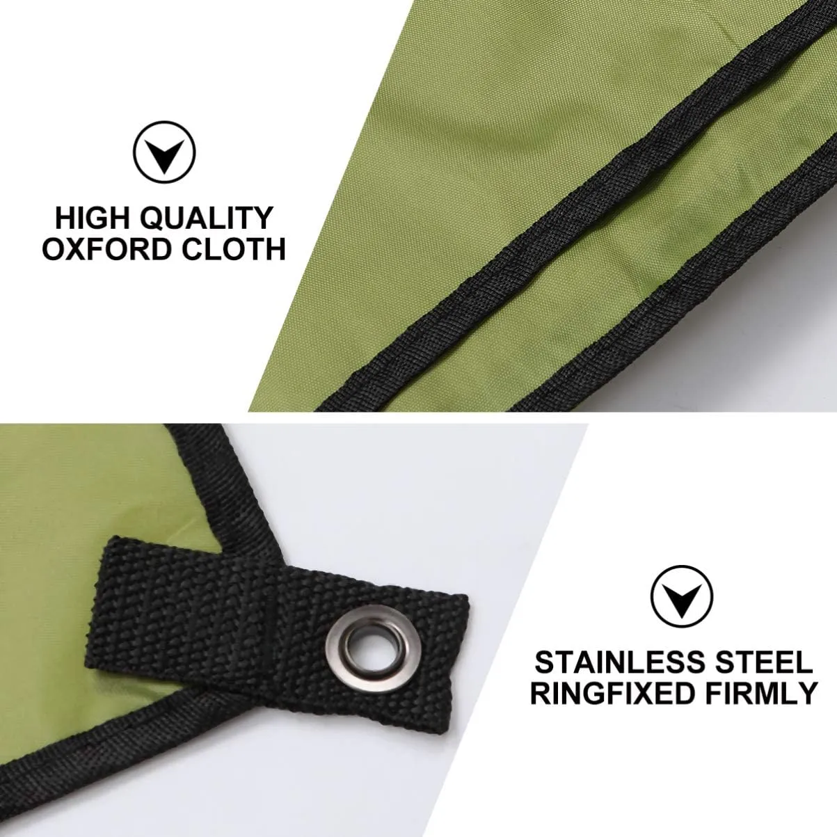 VICASKY 1Pc Sand Free Beach Mat Oxford Cloth Blanket Camping Beach Lawns Hiking Outdoor Moisture- Proof Pad Water- Proof Rug (Green, 210x150cm)