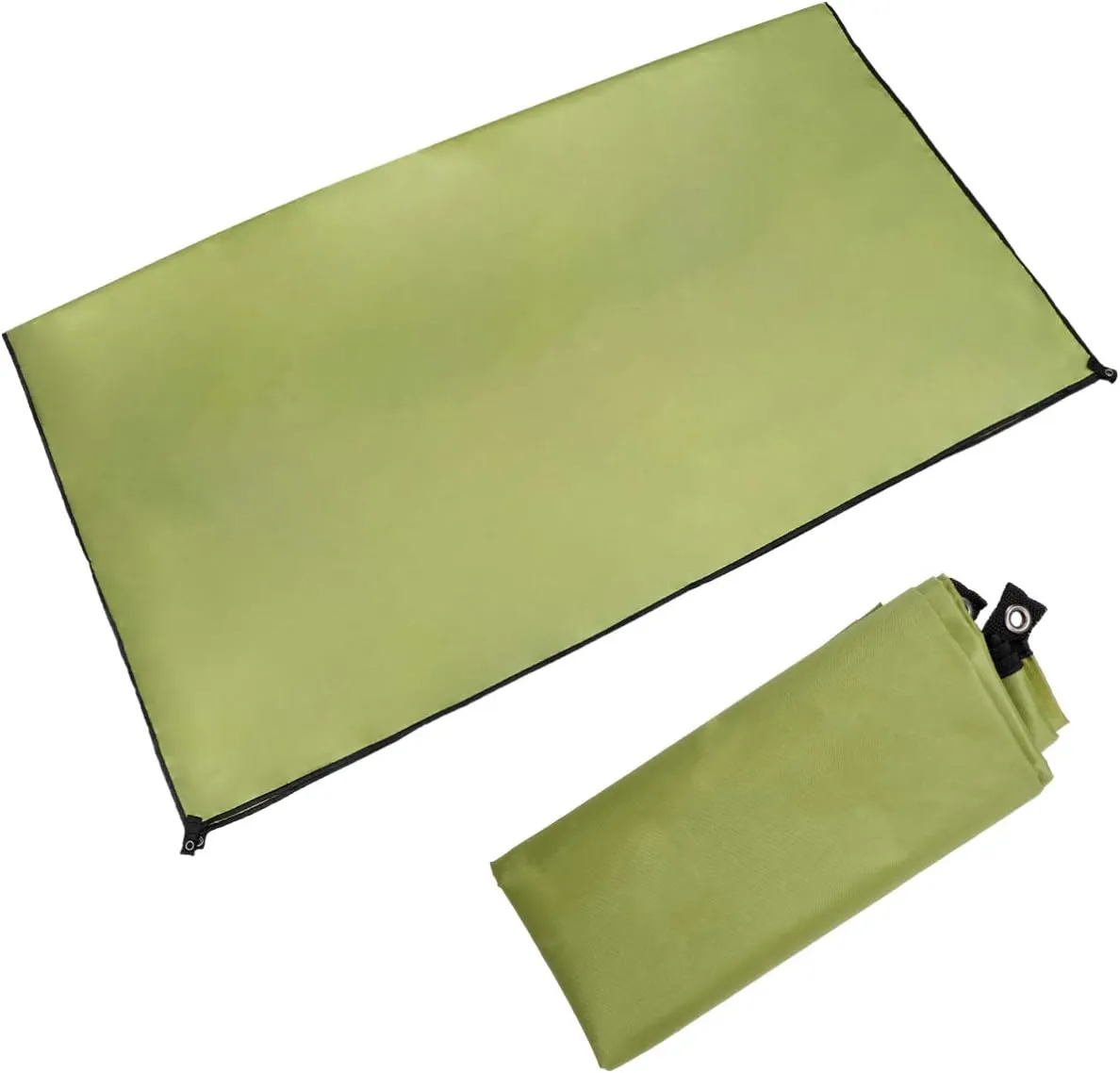 VICASKY 1Pc Sand Free Beach Mat Oxford Cloth Blanket Camping Beach Lawns Hiking Outdoor Moisture- Proof Pad Water- Proof Rug (Green, 210x150cm)