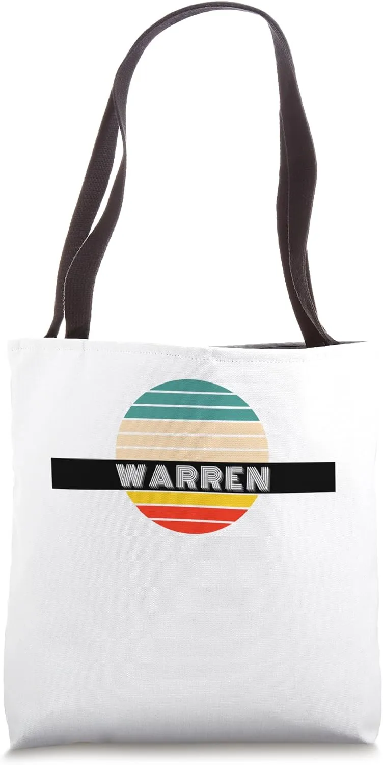 Warren City Retro Design Tote Bag