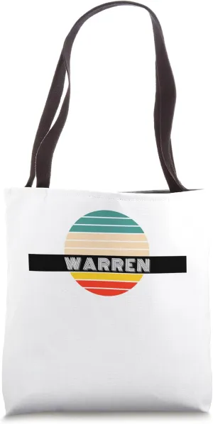Warren City Retro Design Tote Bag