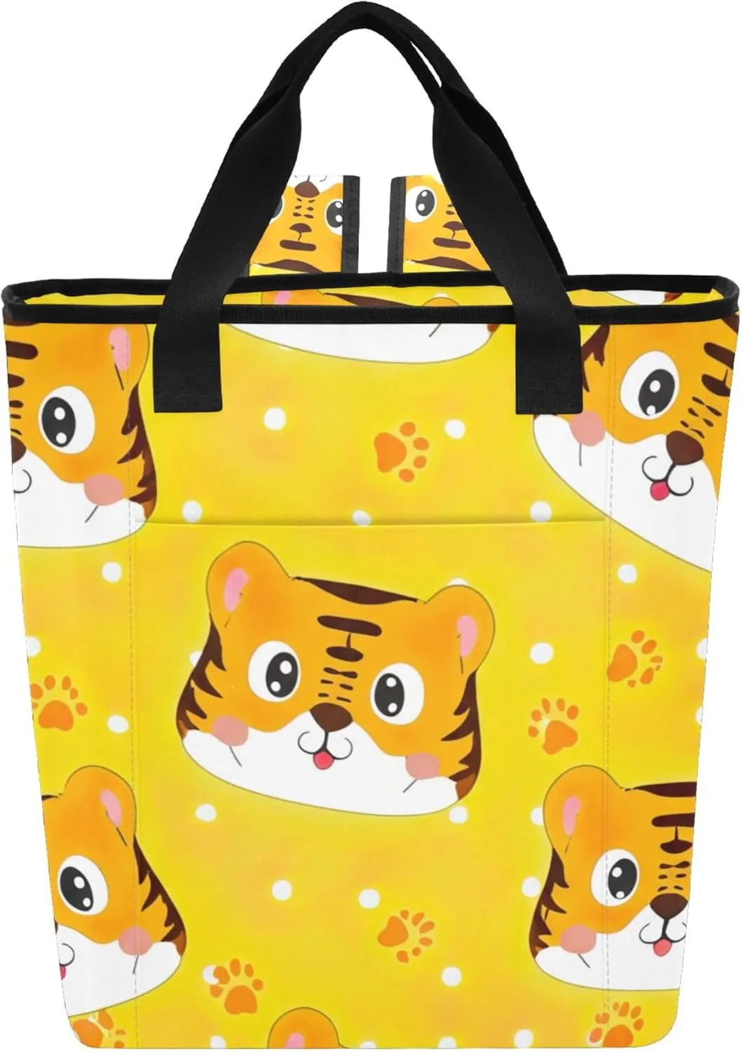 Watercolor Leaves Blue Green White Cooler Bag 36 Cans Soft Cooler Bag Insulated Leak Proof Leakproof Cooling Tote Bag for Lunch