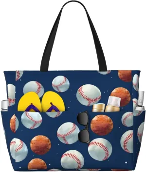 Waterproof Beach Bag for Women Sandproof Beach Tote Bag Large Capacity Swim Pool Bag Foldable Travel Duffel Bags