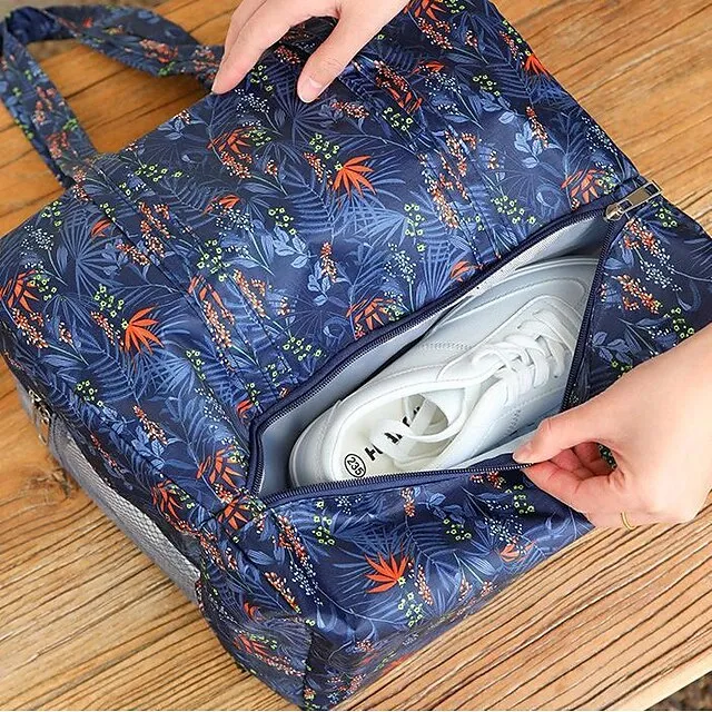 Waterproof Beach Swimming Gym Wet/Dry Separation Toiletry Bag, Shower Bath Clothing Bag for Dry and Wet Storage