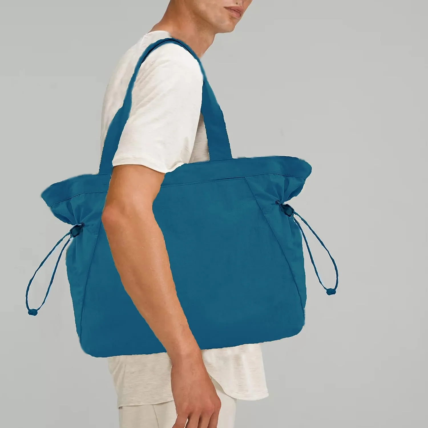 Waterproof Side-Cinch Shopper Bags Travel Tote Bags for women Shoulder Bag for Shopping Workout Beach 18L