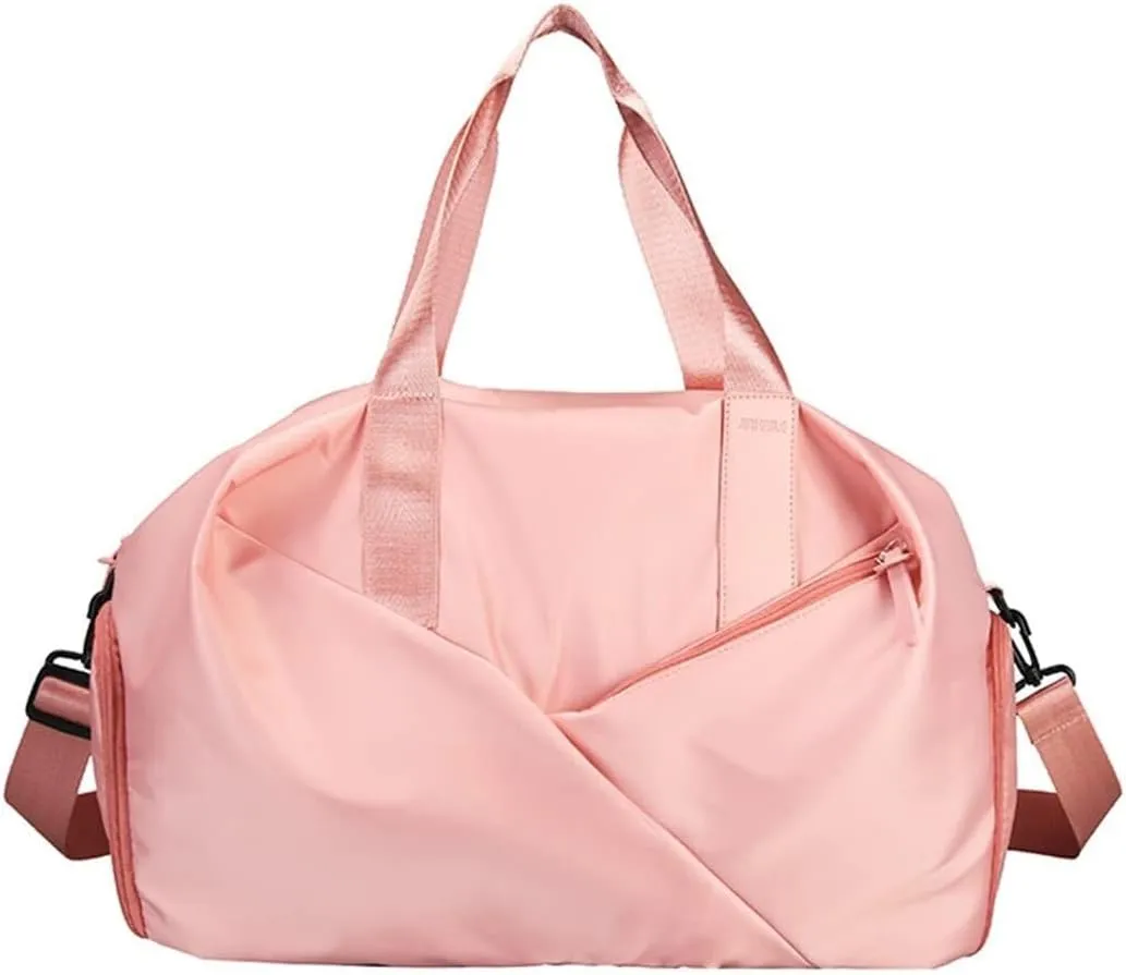 Weekend Shoulder Large Gym Tote Overnight Nylon Hospital Carry Travel Duffel for Women/Men Sport Duffel