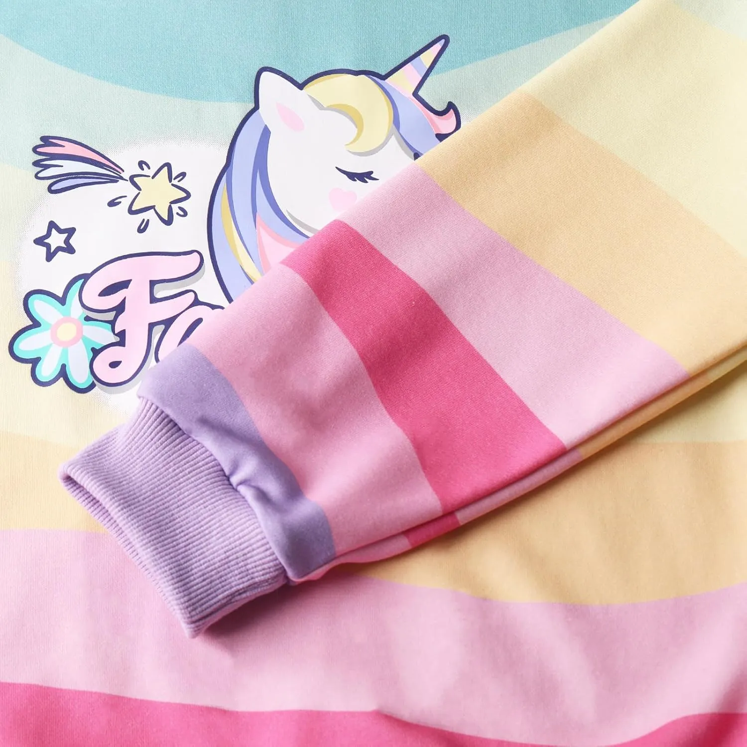 WELAKEN Unicorn Sweatshirts for Girls Toddler & Kids II Little Girl's Pullover Tops Sweaters & Hoodies