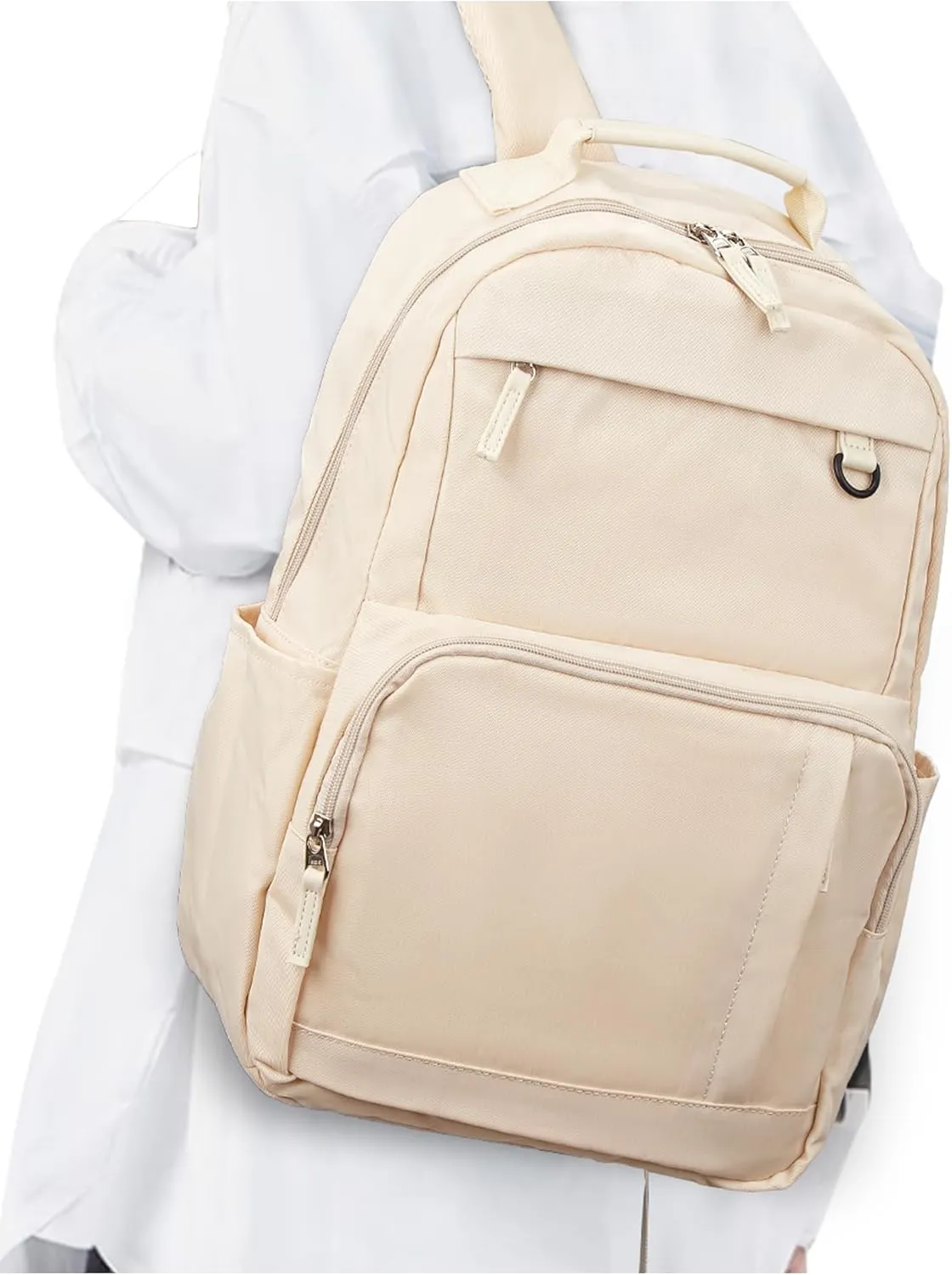White Backpack For Women Men School Bag Mochilas Escolares Para Niñas Book Bag College Backpacks For Women School Backpack For Girls Boys Backpack For College Book Bags