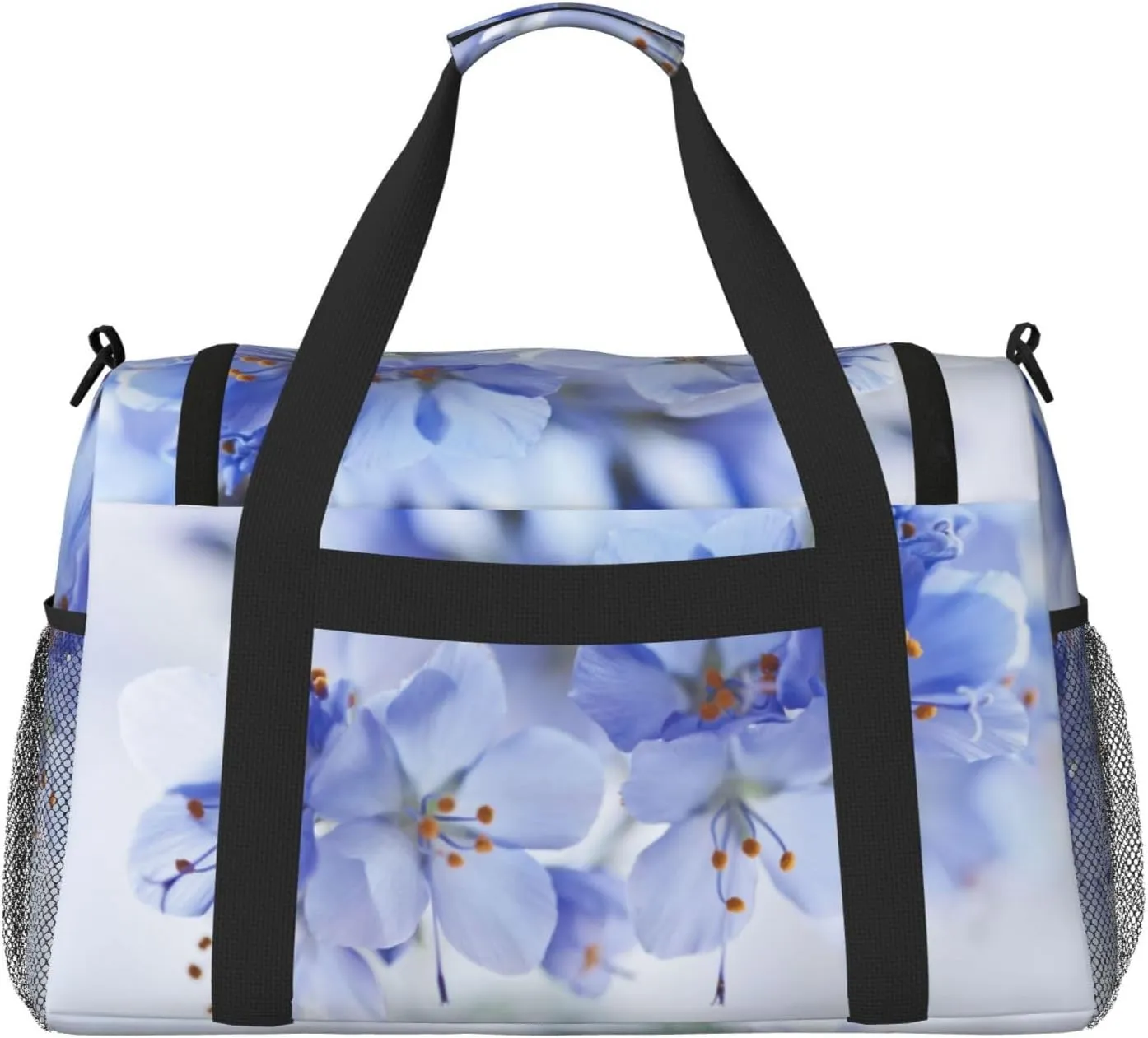 White Display Travel Duffel Bag Large Foldable Waterproof Overnight Bag For Beach Swim Bags Pool Sports Gym