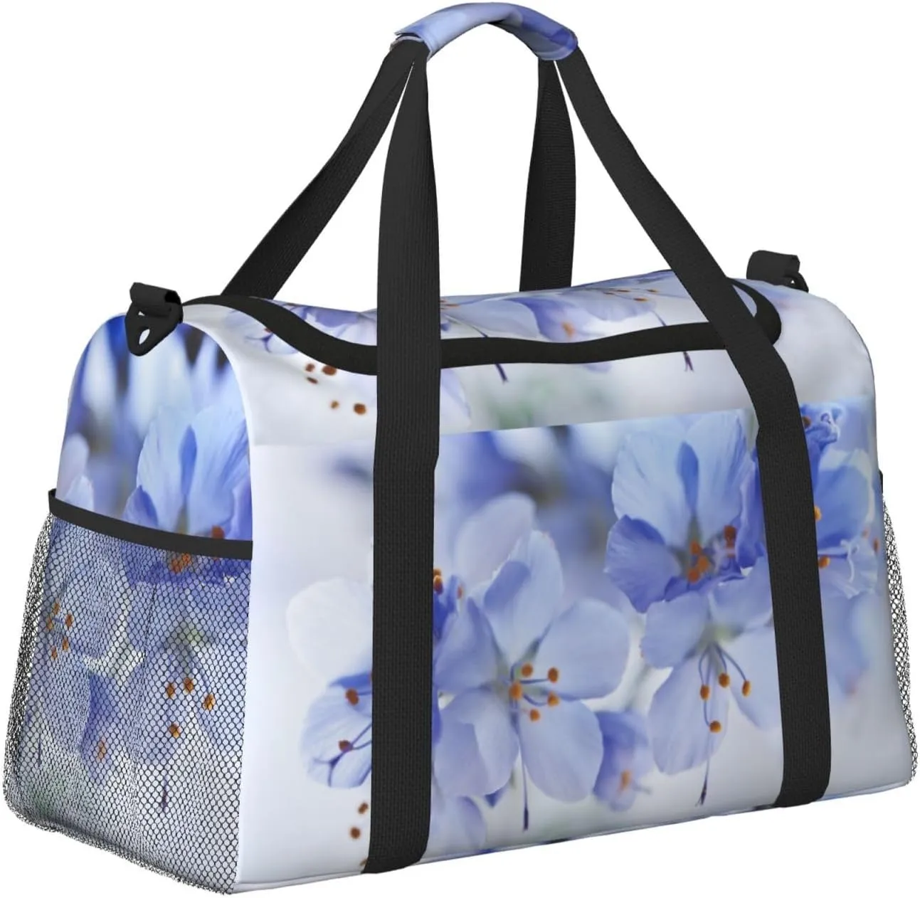 White Display Travel Duffel Bag Large Foldable Waterproof Overnight Bag For Beach Swim Bags Pool Sports Gym