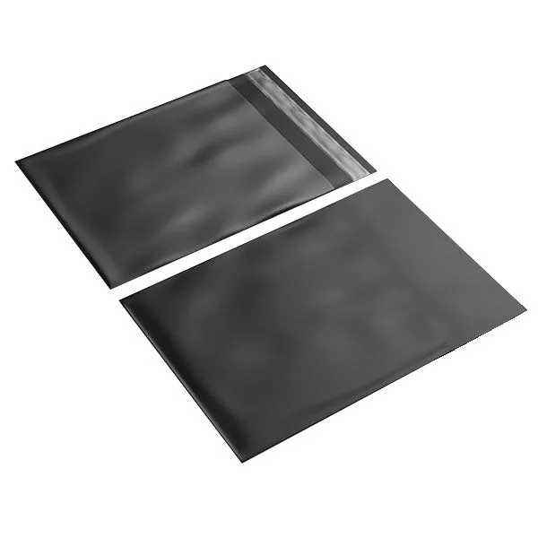 Wholesale 10,000pcs 255mm x 330mm   40mm Poly Mailing Courier Satchels - Black