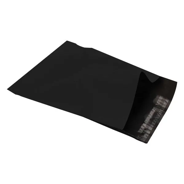 Wholesale 10,000pcs 255mm x 330mm   40mm Poly Mailing Courier Satchels - Black