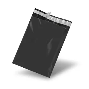 Wholesale 10,000pcs 255mm x 330mm   40mm Poly Mailing Courier Satchels - Black