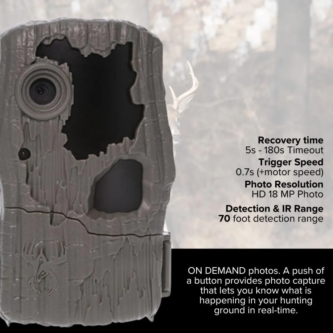 Wildgame Innovations Spark 2.0 Combo Lightsout 18MP Trail Camera with 70-Feet Detection Range Bundle with 4-in-1 USB Card Reader with 480 MBPS Transfer Speed and Lightweight Design (Black) (2 Items)