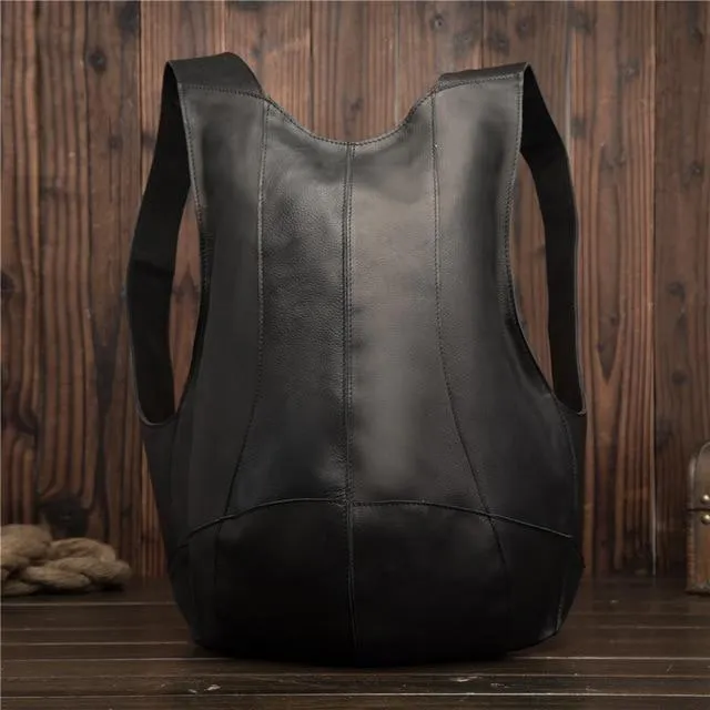 Women Genuine Leather Anti-theft Backpack