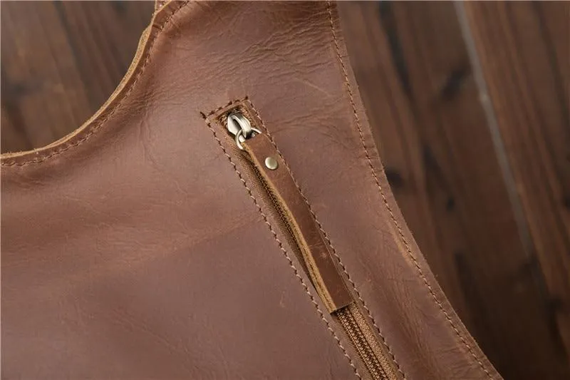 Women Genuine Leather Anti-theft Backpack