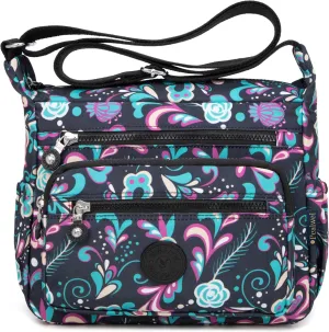 Women Shoulder Handbag Roomy Multiple Pockets Bag Ladies Crossbody Purse Tote Top Handle Satchel