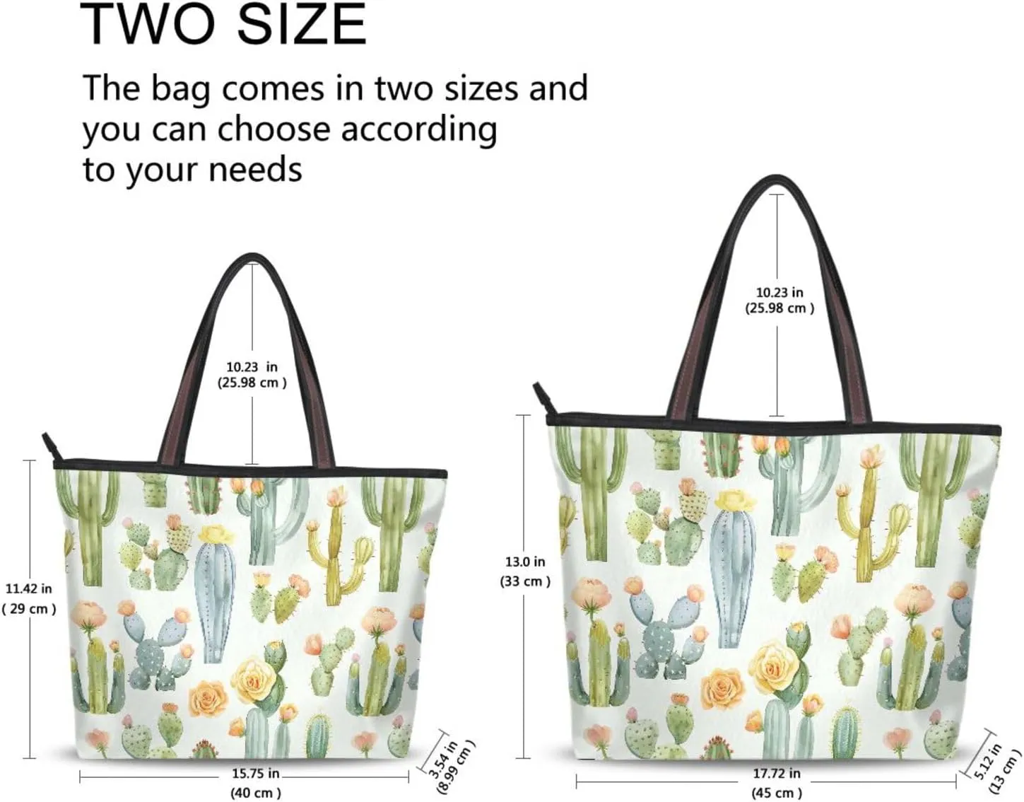 Women Tote Bags Cactus Succulent Top Handle Satchel Handbags Shoulder Bag for Shopping 20855957