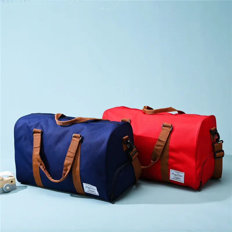 Women's & Men's & Fashion Fitness Leisure Korean Short Travel Bags