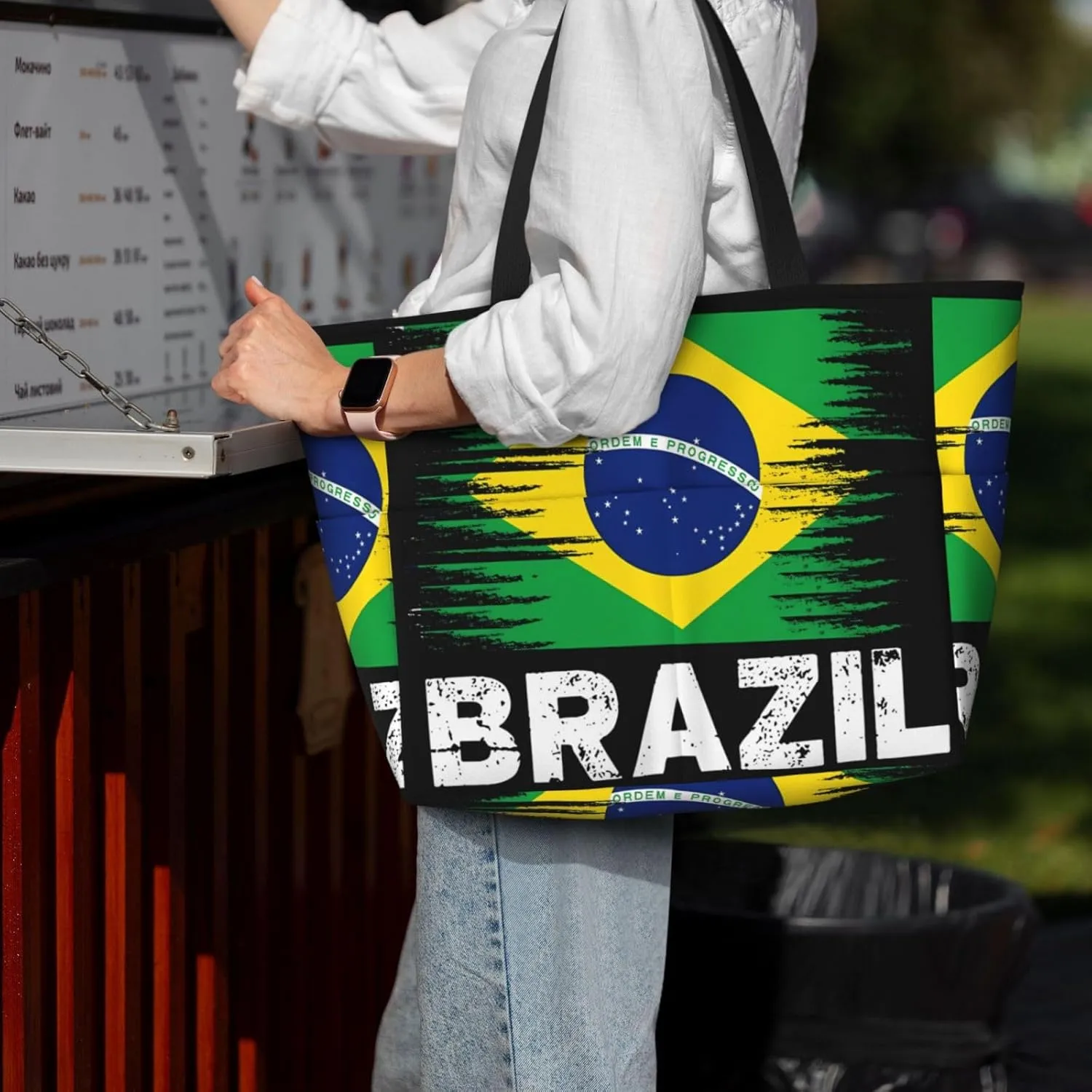 Women's Beach Travel Bags Large Waterproof Tote Bag with Pockets Sandproof Handbag for Beach Gym Vacation