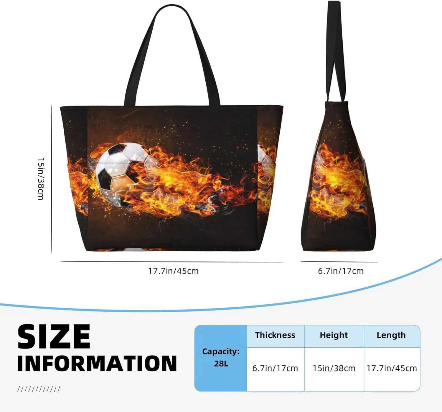 Women's Beach Travel Bags Large Waterproof Tote Bag with Pockets Sandproof Handbag for Beach Gym Vacation