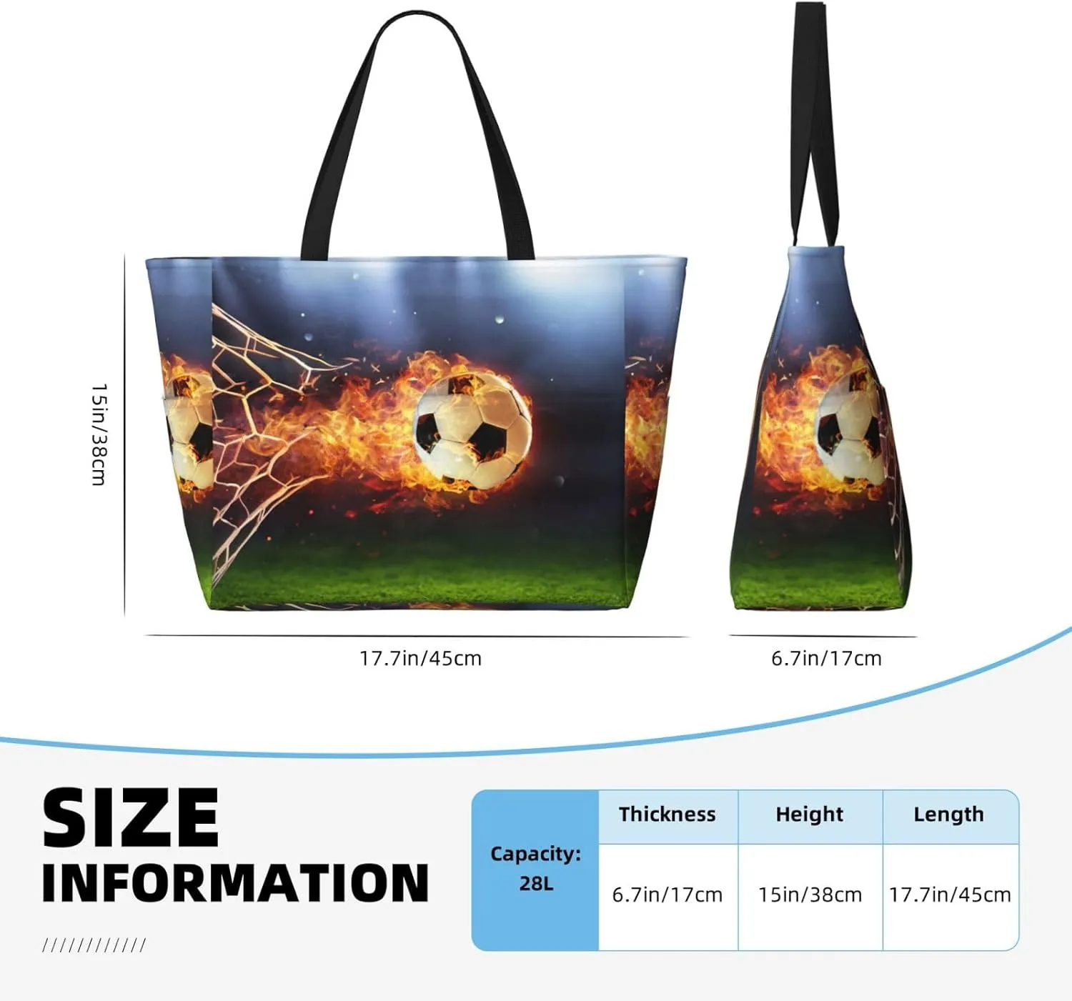 Women's Beach Travel Bags Large Waterproof Tote Bag with Pockets Sandproof Handbag for Beach Gym Vacation