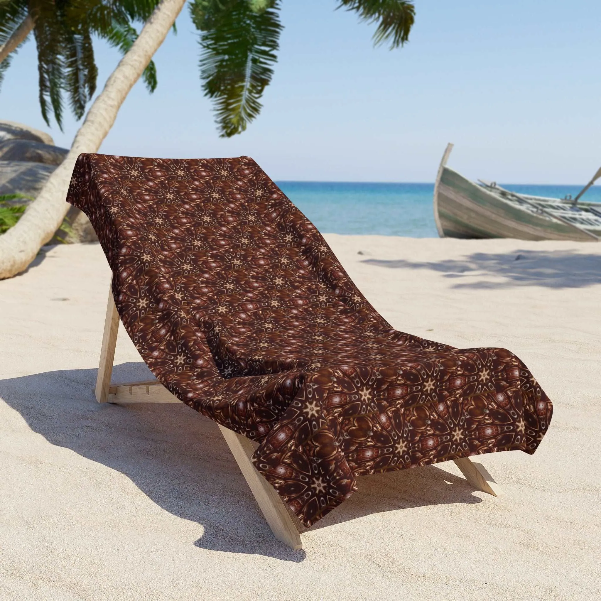 Women's Brown & Beige Star Swimsuit Bundle