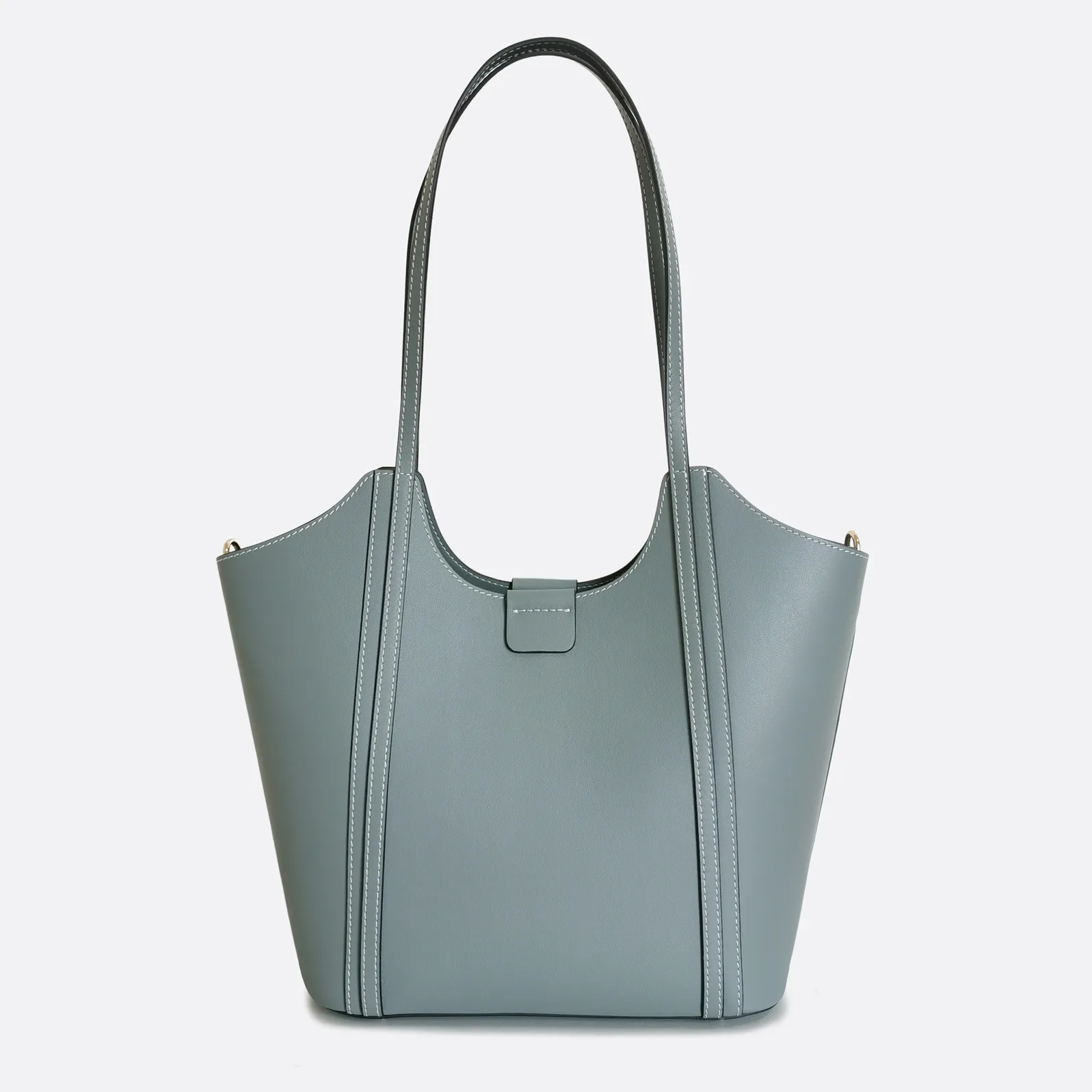 Women's genuine cowhide leather engraved handbag Shopping tote design