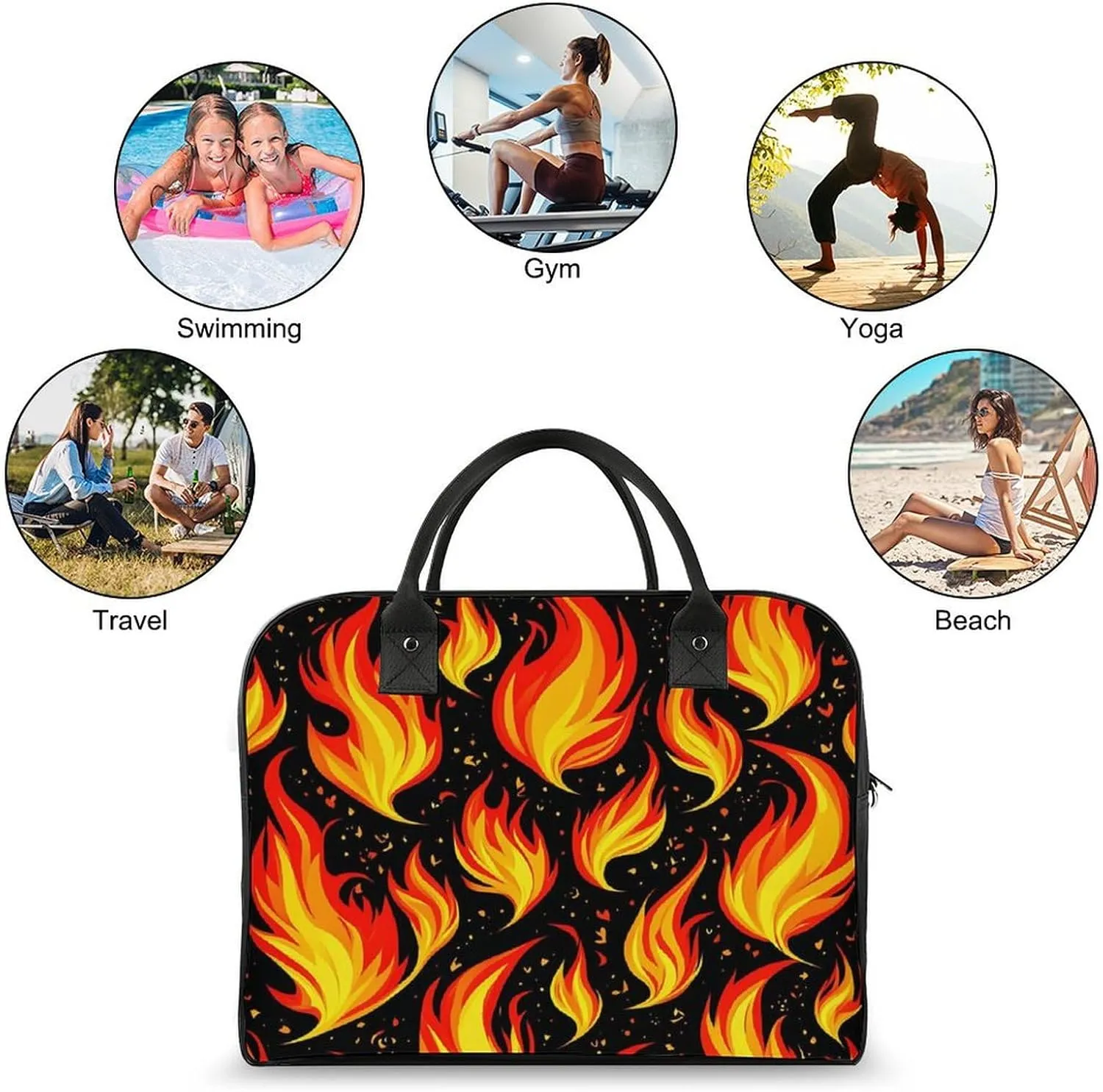 Women's Handbag Abstract-seamless-pattern-design Contains Pocket Storage Bag Work Commuting Shoulder Cross-Body Bag