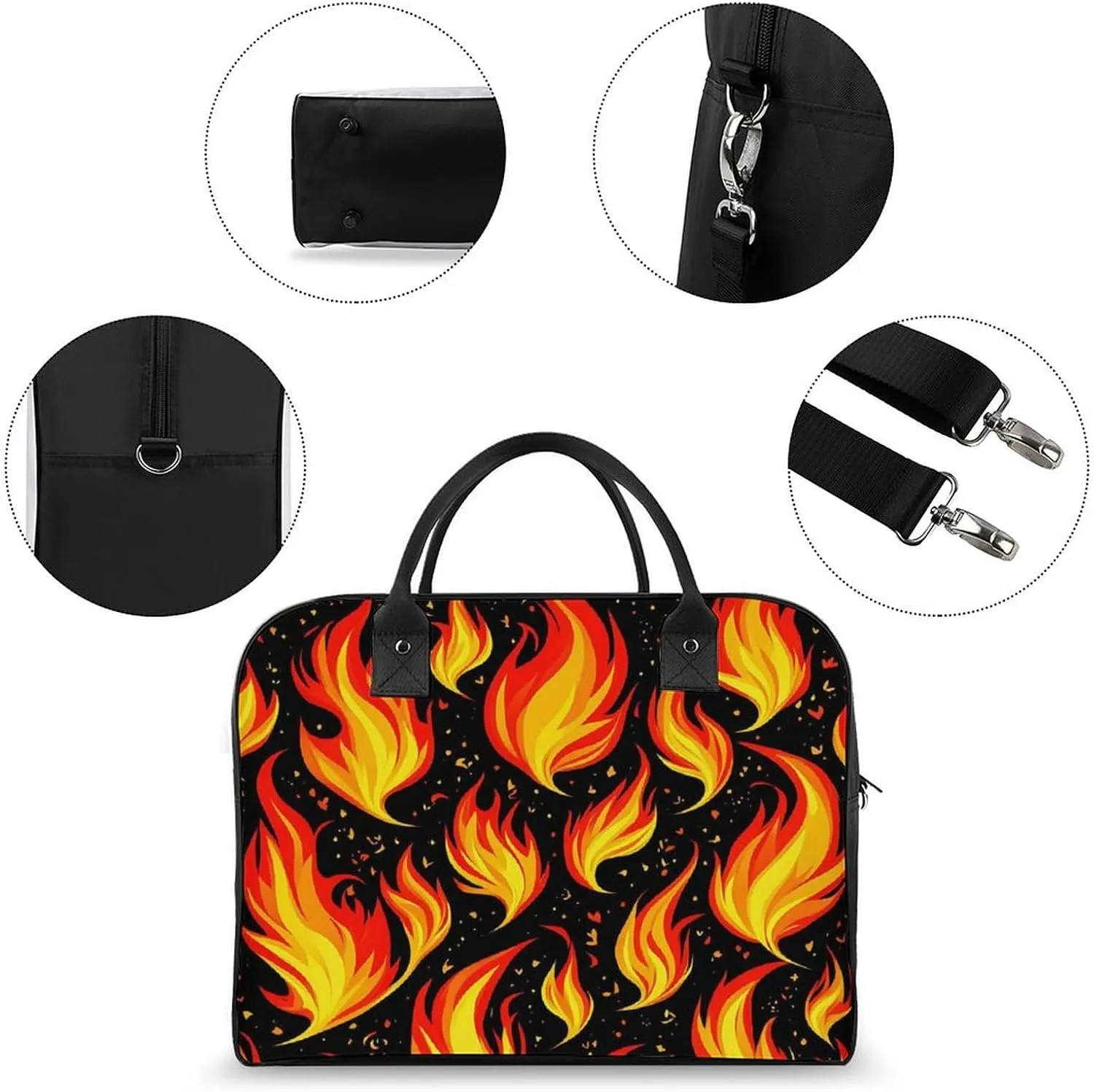 Women's Handbag Abstract-seamless-pattern-design Contains Pocket Storage Bag Work Commuting Shoulder Cross-Body Bag