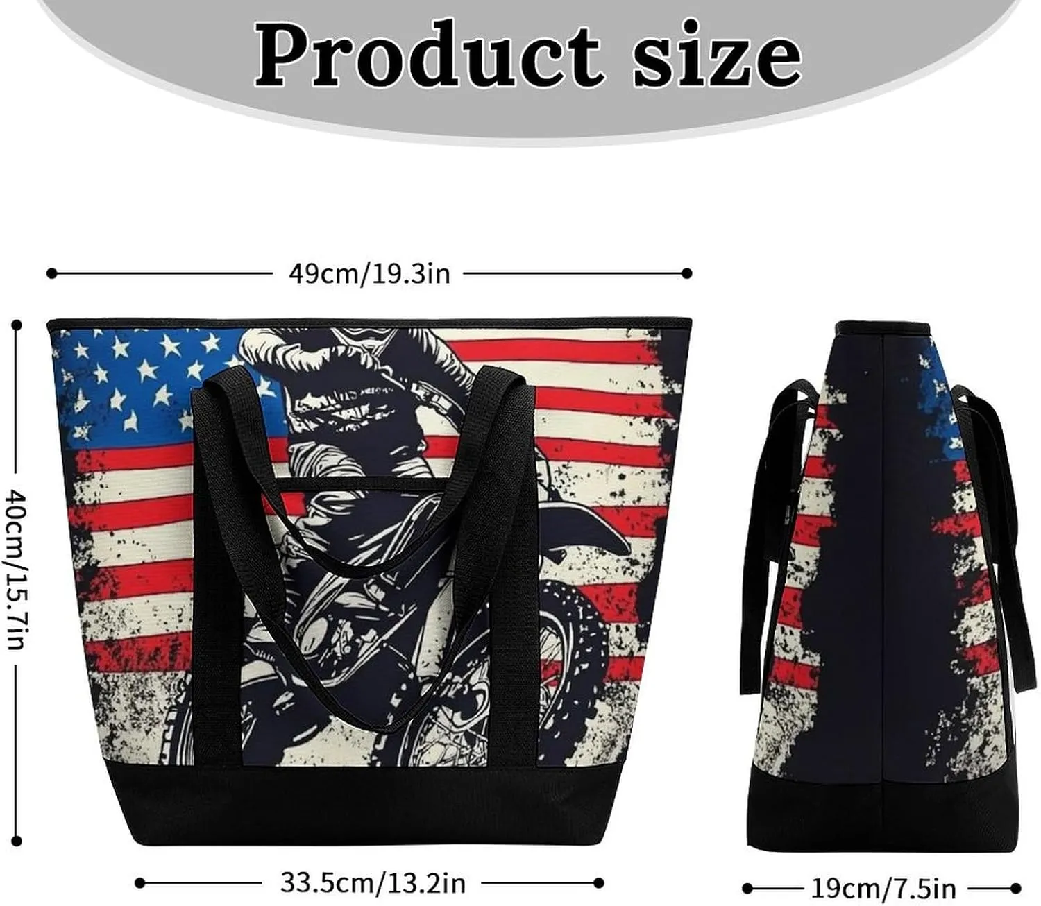 Women's Spacious Thermal Shoulder Bag Stylish Insulated Shopping Tote