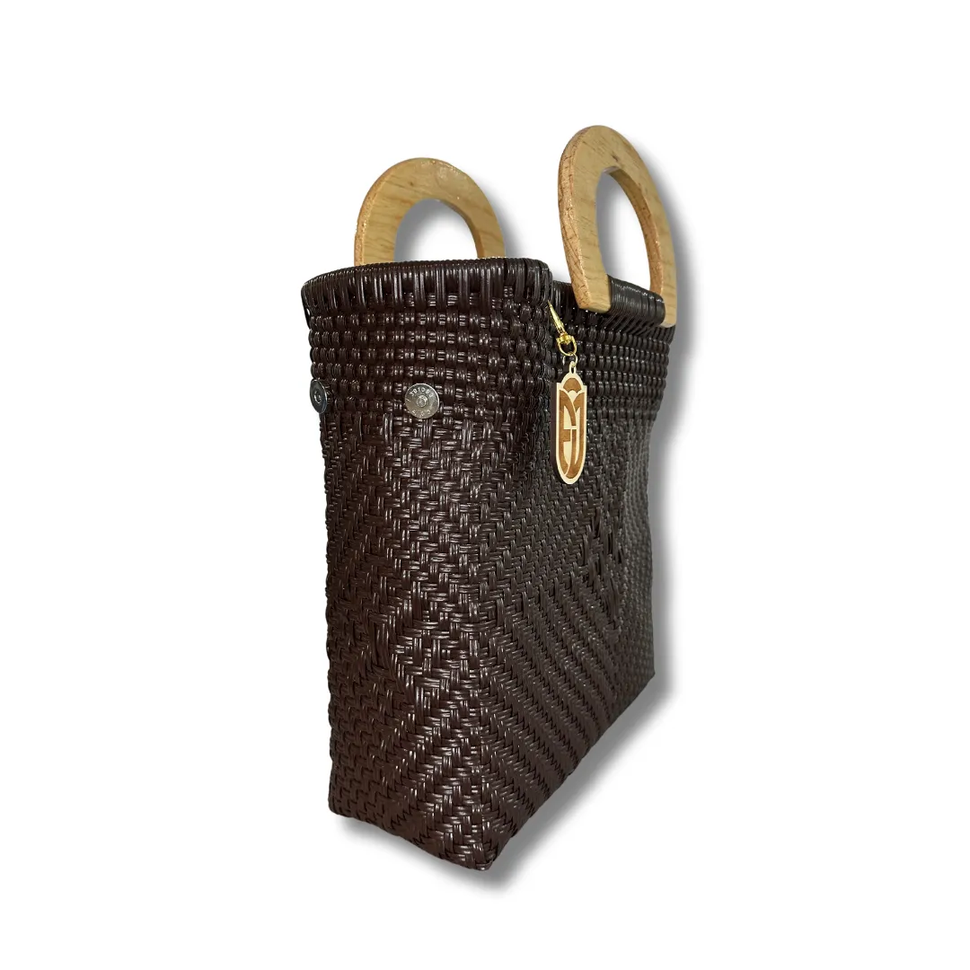 Wood Handle Tote