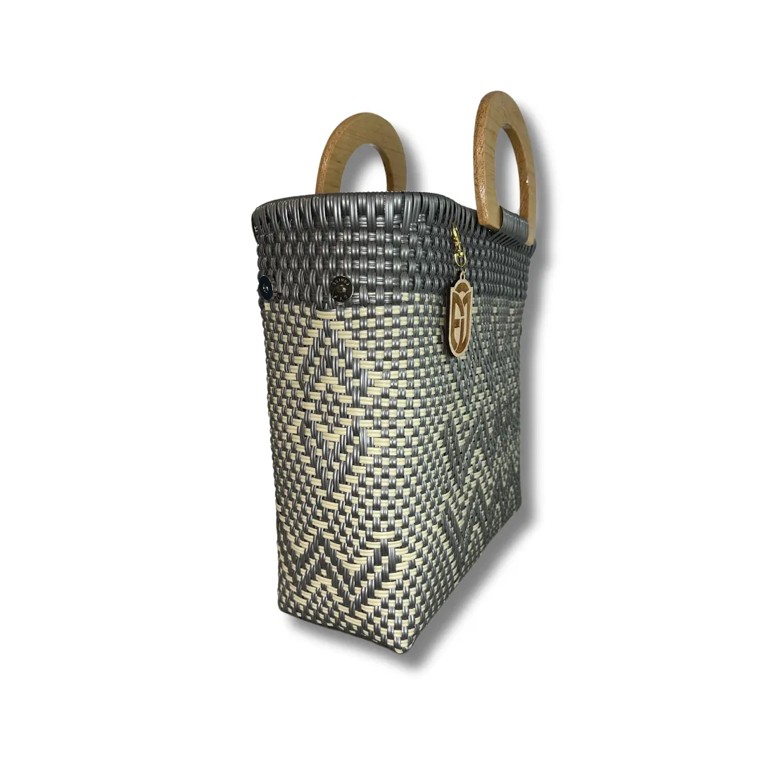 Wood Handle Tote