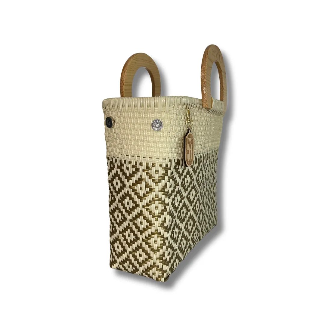 Wood Handle Tote
