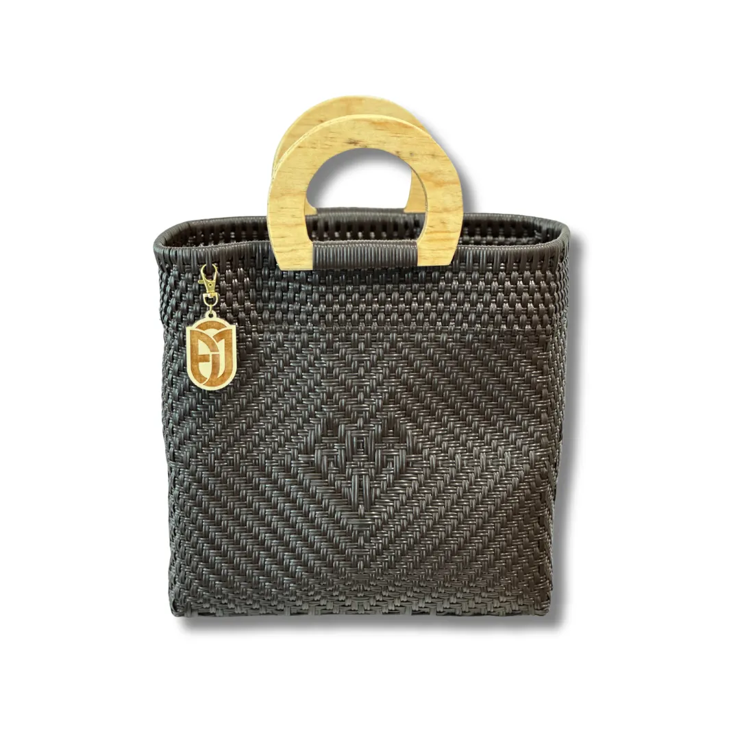 Wood Handle Tote