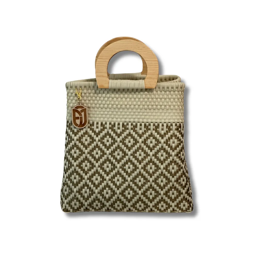 Wood Handle Tote