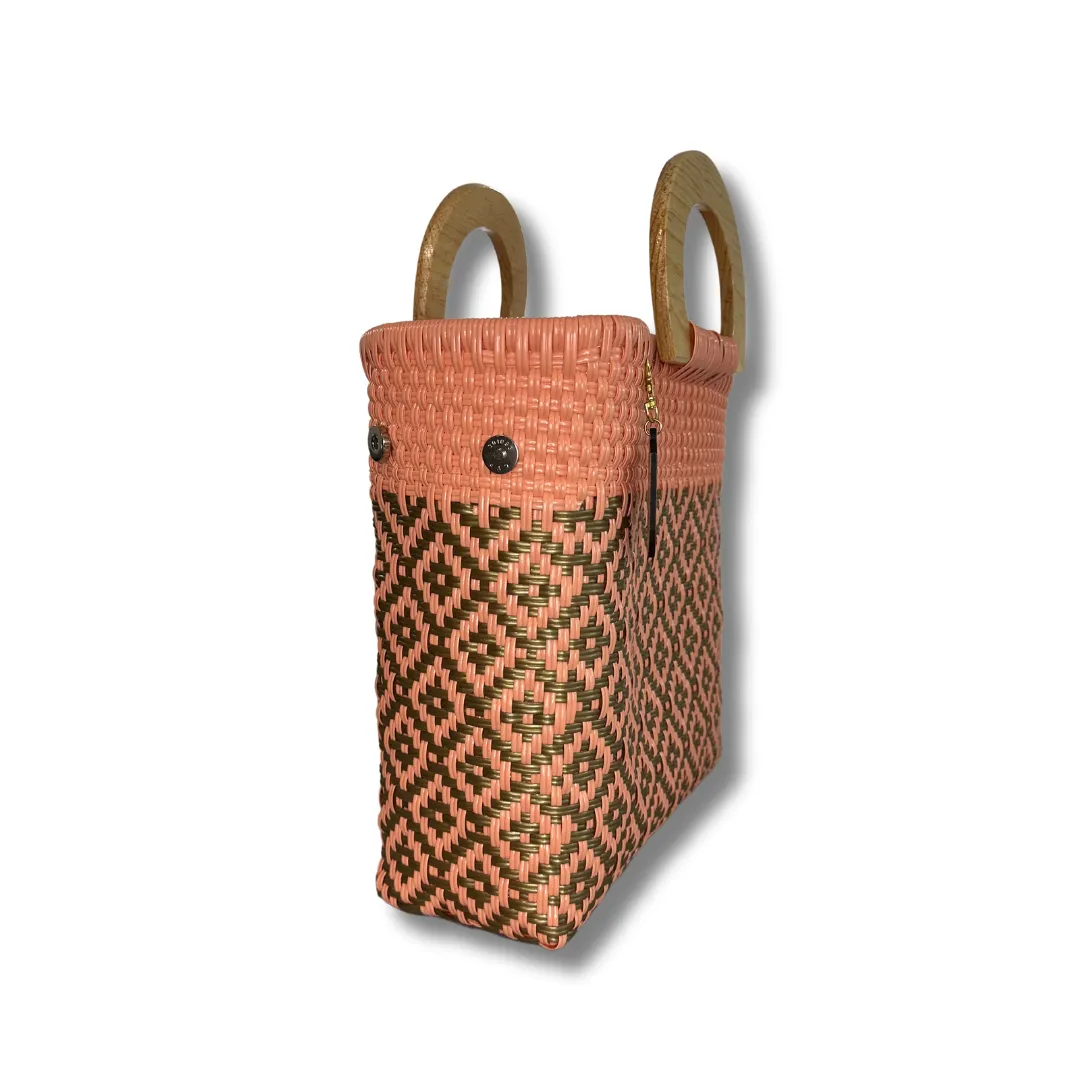 Wood Handle Tote