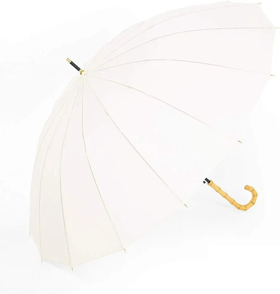 Wooden J Handle Classic Golf Umbrella Windproof Auto Open Large Oversized Double Canopy Vented Rainproof Cane Stick Umbrellas for Men Women (Color : E)