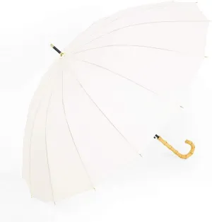Wooden J Handle Classic Golf Umbrella Windproof Auto Open Large Oversized Double Canopy Vented Rainproof Cane Stick Umbrellas for Men Women (Color : E)
