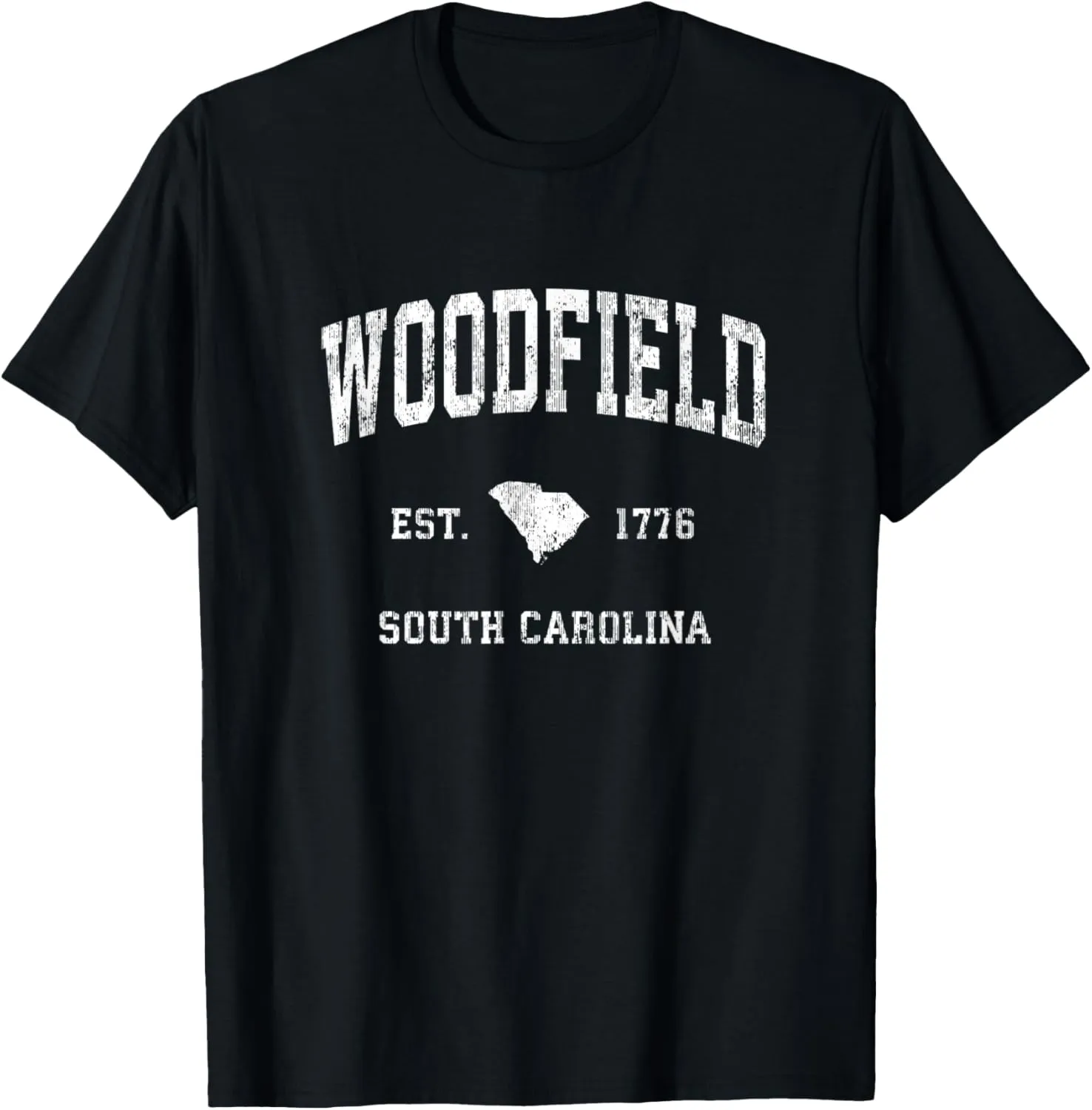 Woodfield South Carolina SC Vintage Athletic Sports Design T-Shirt