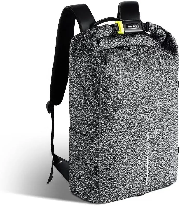 XDDesign Rolltop Backpack, Bobby Urban Anti-Theft Laptop Backpack 22L with 15.6" Laptop / 12.9" Table Compartment | Cut Proof | Waterproof Travel Backpack for Women Men