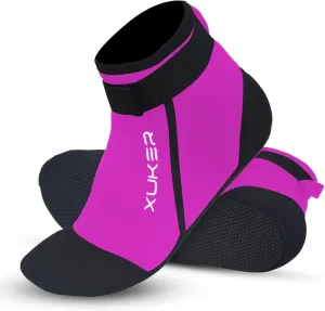 XUKER Neoprene Socks, 3mm Beach Volleyball Sand Soccer Wetsuit Socks Water Booties for Diving Snorkeling Kayaking Paddling