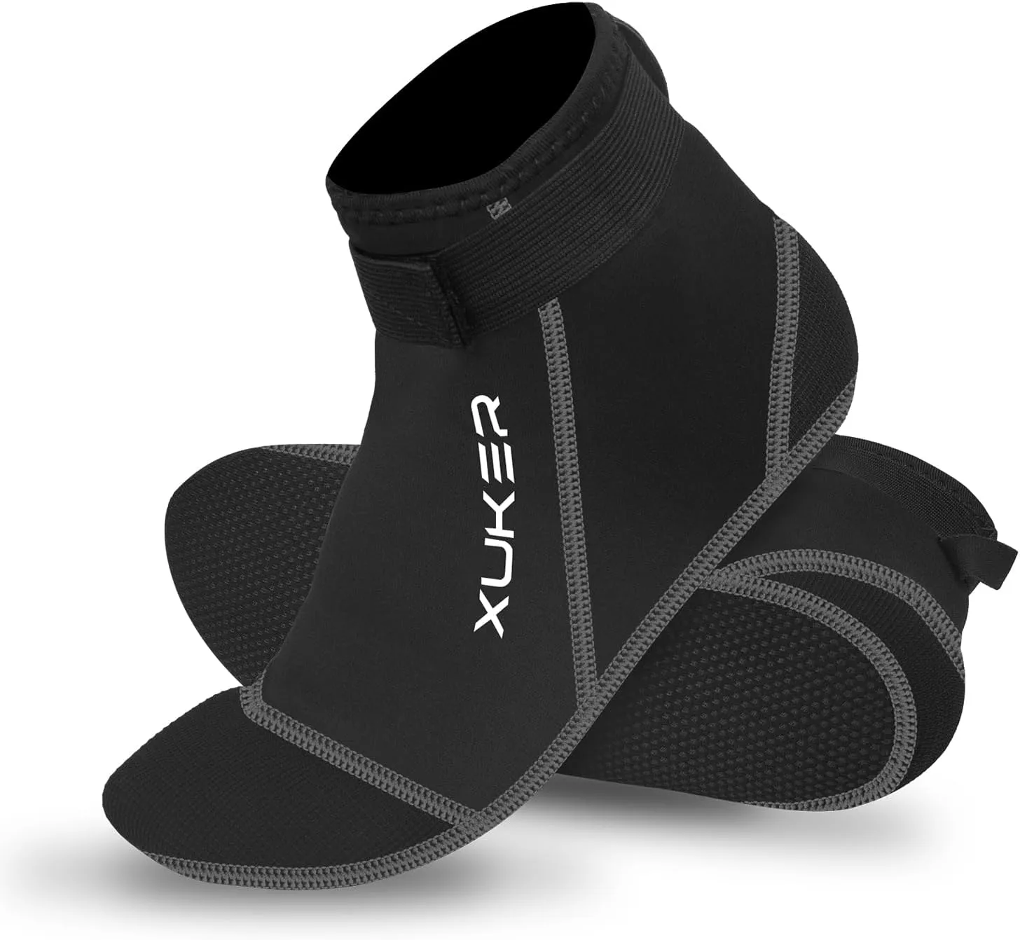 XUKER Neoprene Socks, 3mm Beach Volleyball Sand Soccer Wetsuit Socks Water Booties for Diving Snorkeling Kayaking Paddling