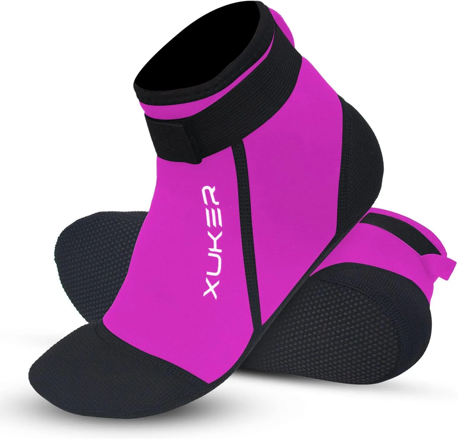 XUKER Neoprene Socks, 3mm Beach Volleyball Sand Soccer Wetsuit Socks Water Booties for Diving Snorkeling Kayaking Paddling