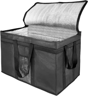XXL-Larger Insulated Cooler Bags with Zipper Closure,Reusable Grocery Shopping Bags Keep Food Hot or Cold,Collapsible lunch bag,Grocery Transport,23"W x 15"H x 14"D